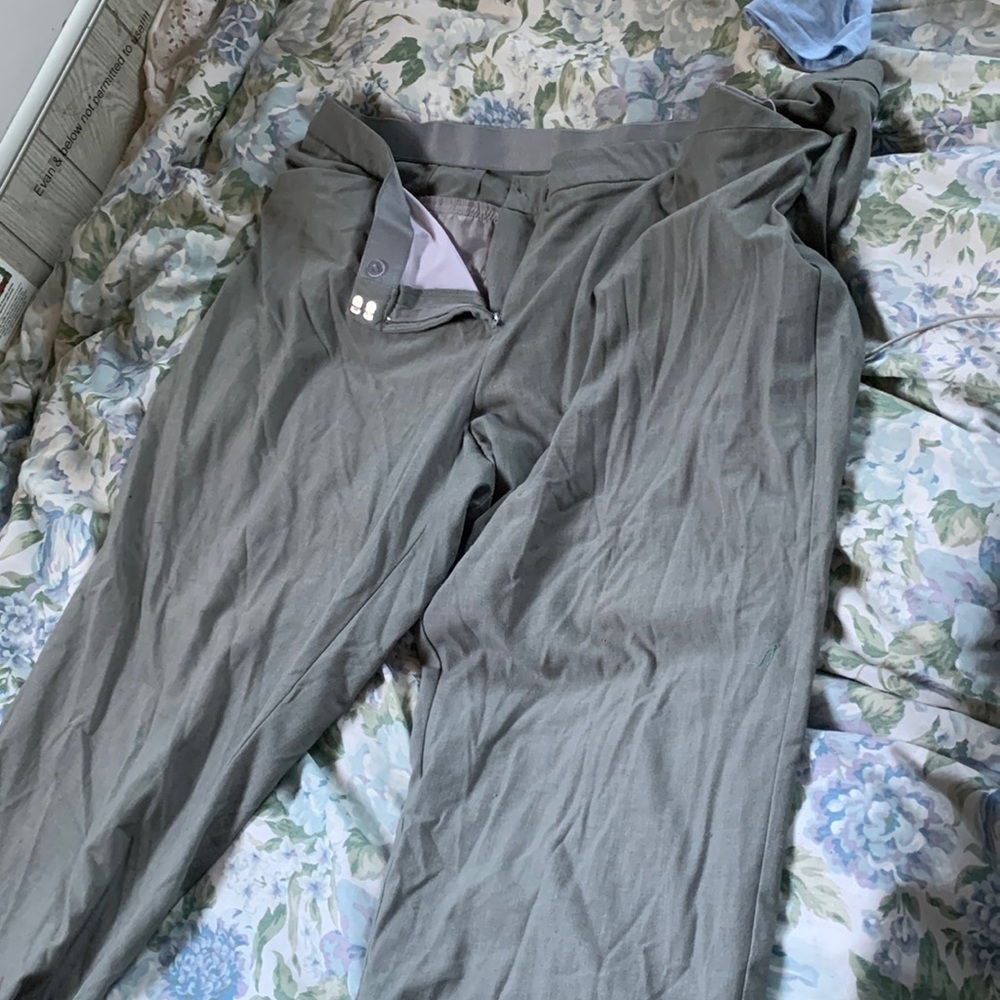 grey pants!!! business pants